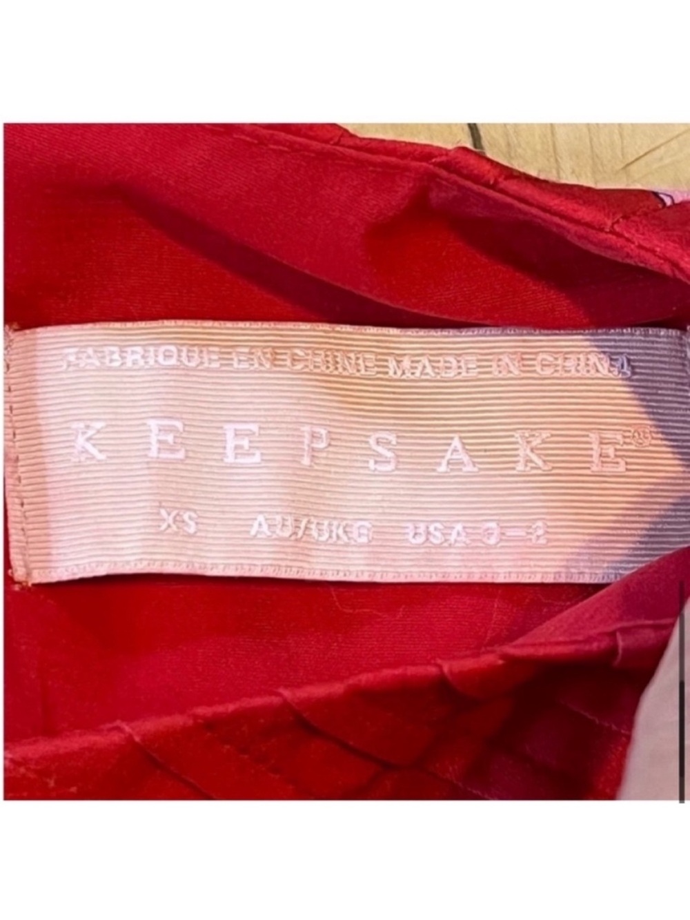Keepsake The Label Red Ploral Darkness Mini Dress size extra small - Picture 10 of 11